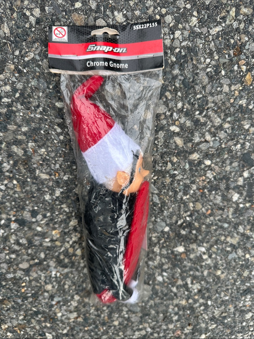 Snap-on Chrome Gnome – Red, Black & White Decorative Figurine